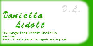 daniella lidolt business card